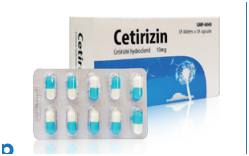 CETIRIZIN điều trị các chứng viêm mũi dị ứng dai dẳng, viêm mũi dị ứng theo mùa